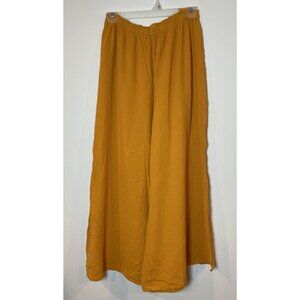 Oh My Gauze! Pants Wide Leg Ankle Slit Orange Size 1 Small Medium